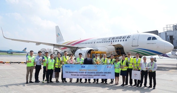 Hãng hàng không Trung Quốc Colorful Guizhou Airlines lần đầu mở đường bay tới Hà Nội- Ảnh 1.